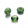 Mix perles verre avec grand trou vert